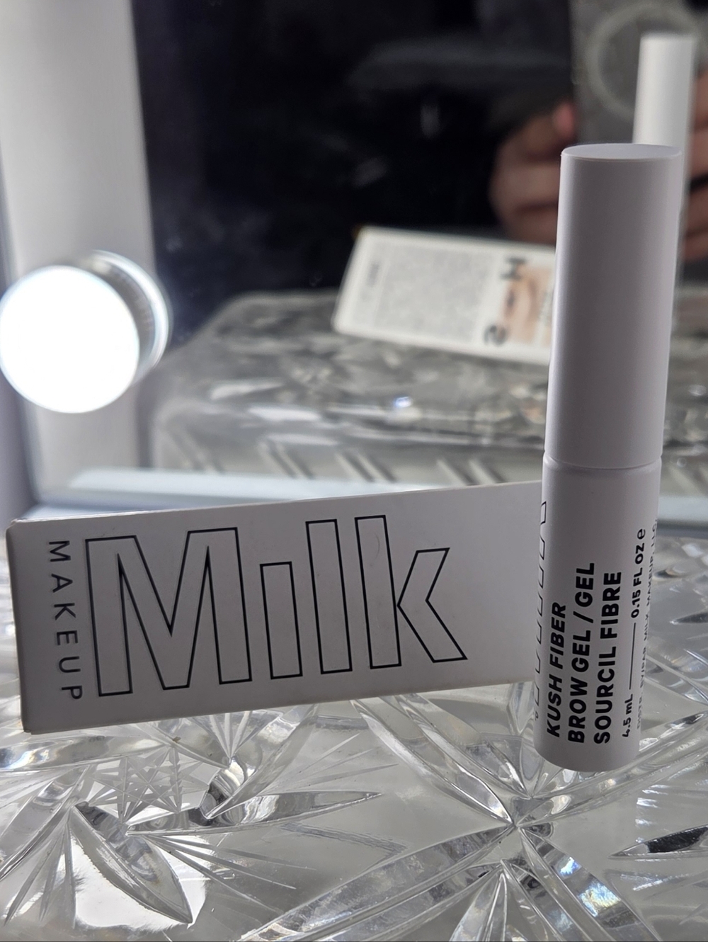 NEW Milk Makeup Kush Fiber Brow Gel Full Size Shade Grind NIB